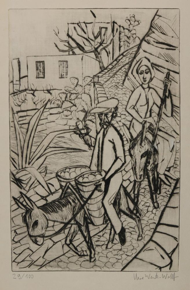 Große Abbildung Nr.24: 134-4431 Wenk-Wolff, Uwe: (Künstlergraphik)