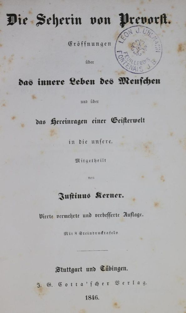 Große Abbildung Nr.1: 134-446 Kerner,J.: (Grenzwissenschaften und Okkultismus)