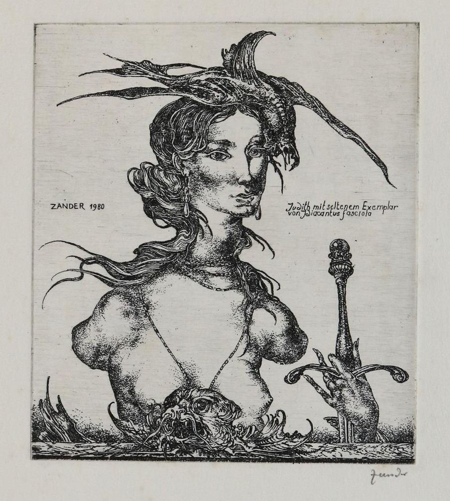 Große Abbildung Nr.1: 134-4464 Zander, Heinz: (Künstlergraphik)