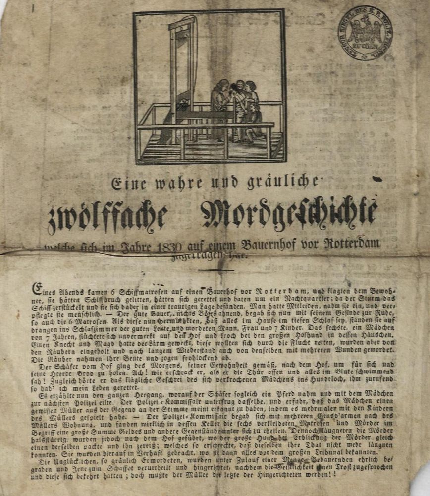 Große Abbildung Nr.1: 134-461 Flugblatt.: (Juridica und Kriminologie)