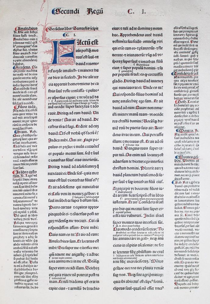 Große Abbildung Nr.2: 134-48 [Biblia latina: (Alte Drucke, Handschriften und Theologie)
