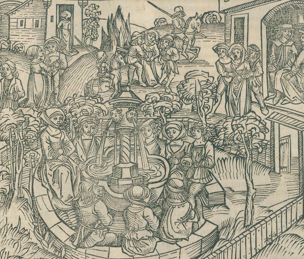 Große Abbildung Nr.5: 134-52 [Boccaccio, Giovanni. Il Filocolo, deutsch:]: (Alte Drucke, Handschriften und Theologie)