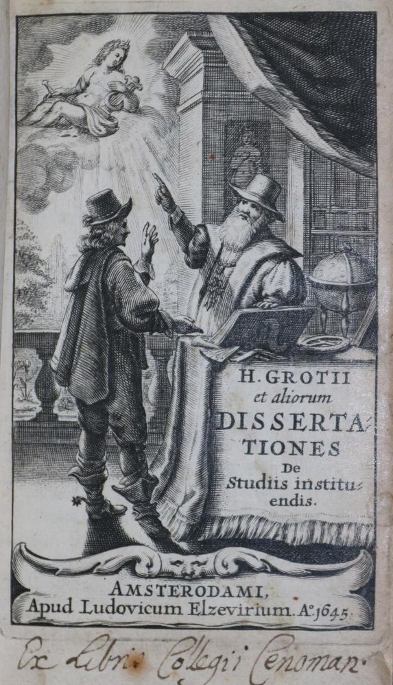 Große Abbildung Nr.1: 134-534 Grotius,H. u.a.: (Musik)