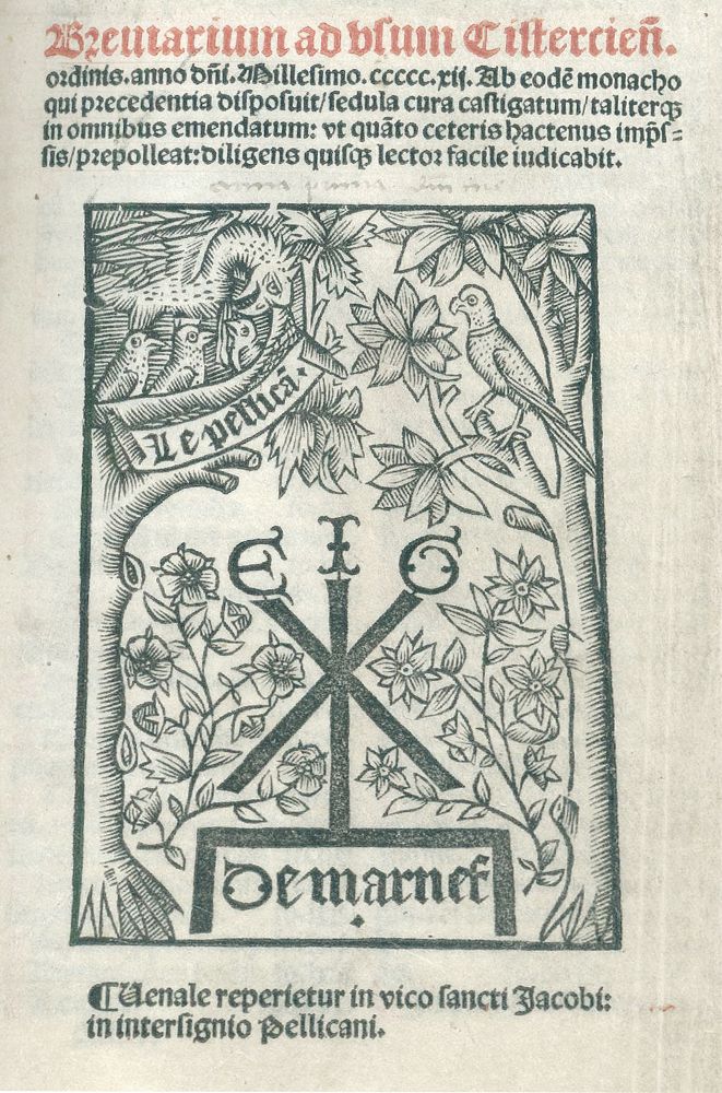 Große Abbildung Nr.1: 134-59 Breviarium ad usum Cistercien(sis) ordinis.: (Alte Drucke, Handschriften und Theologie)