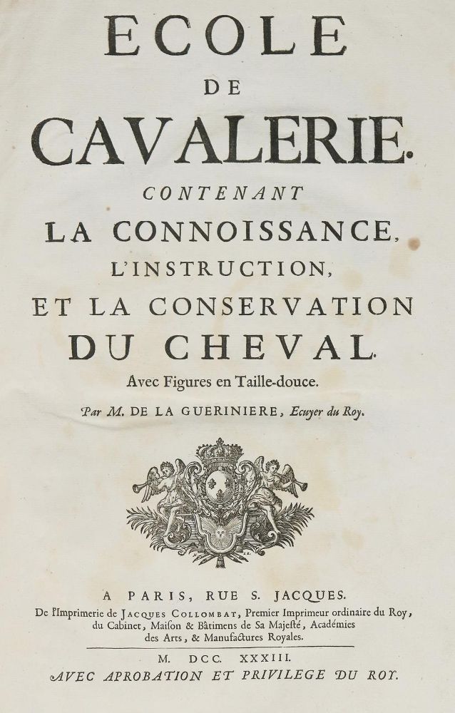 Große Abbildung Nr.3: 134-592 La Gueriniere,F.R.de.: (Sport, Reitsport)