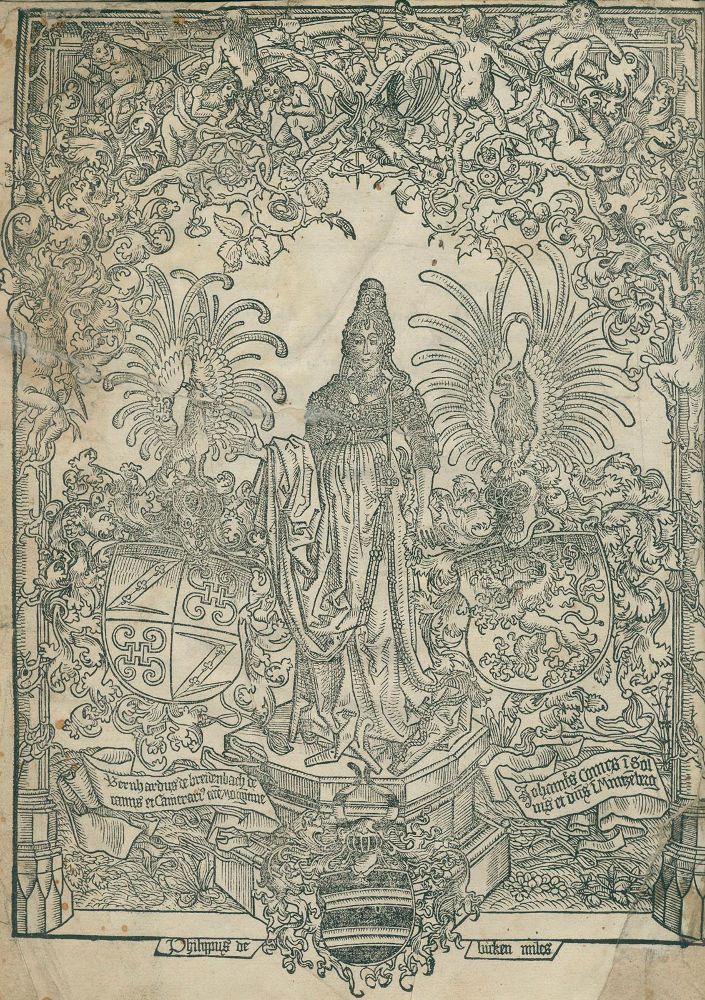 Große Abbildung Nr.1: 134-60 Breydenbach, Bernhard von.: (Alte Drucke, Handschriften und Theologie)
