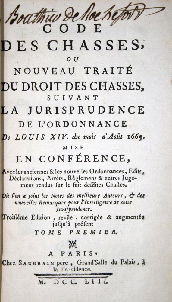 Große Abbildung Nr.1: 134-610 (Saugrain,C.M.).: (Jagd)