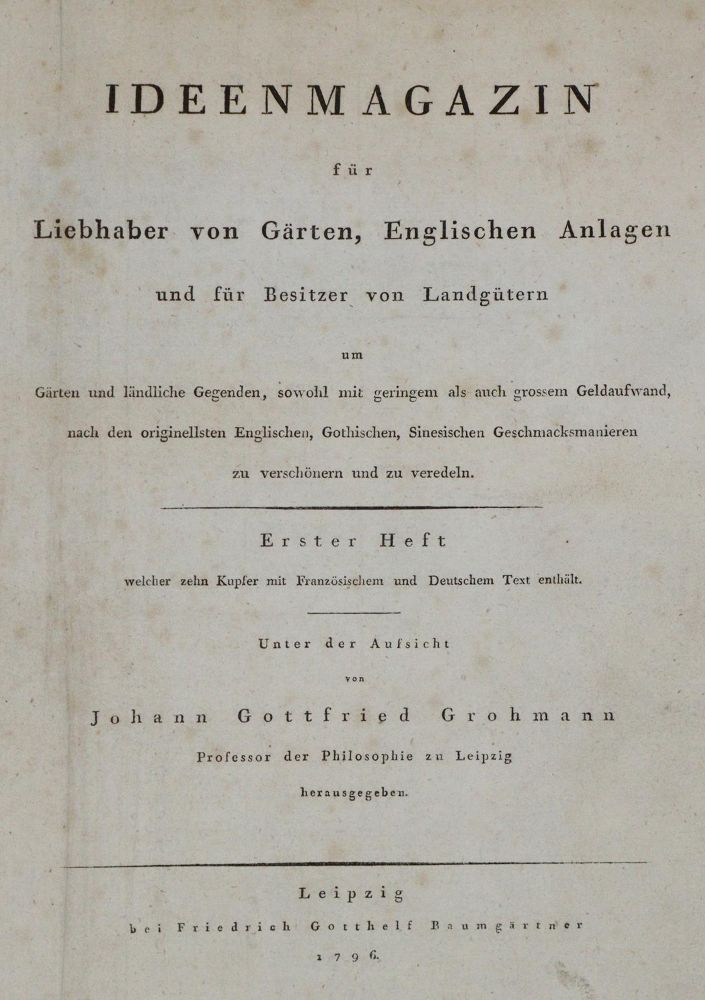 Große Abbildung Nr.1: 134-613 Grohmann,J.G. (Hrsg.).: (Küche und Haushalt, Garten)