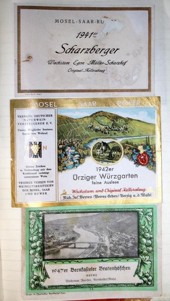 Große Abbildung Nr.1: 134-624 Weinetiketten.: (Küche und Haushalt, Getränke, Wein und Weinbau)