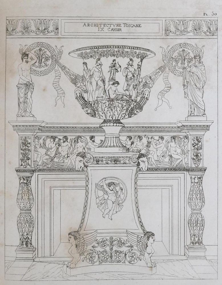 Große Abbildung Nr.1: 134-656 Grandjean (de Montigny,A.H.V.) u. A.Famin.: (Architektur, Italien)