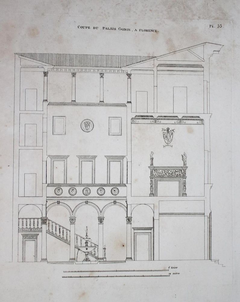 Große Abbildung Nr.2: 134-656 Grandjean (de Montigny,A.H.V.) u. A.Famin.: (Architektur, Italien)