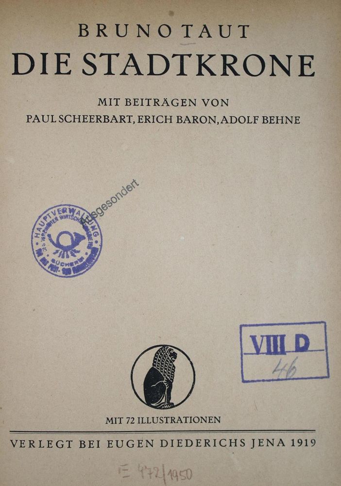Große Abbildung Nr.1: 134-662 Taut,B.: (Architektur)