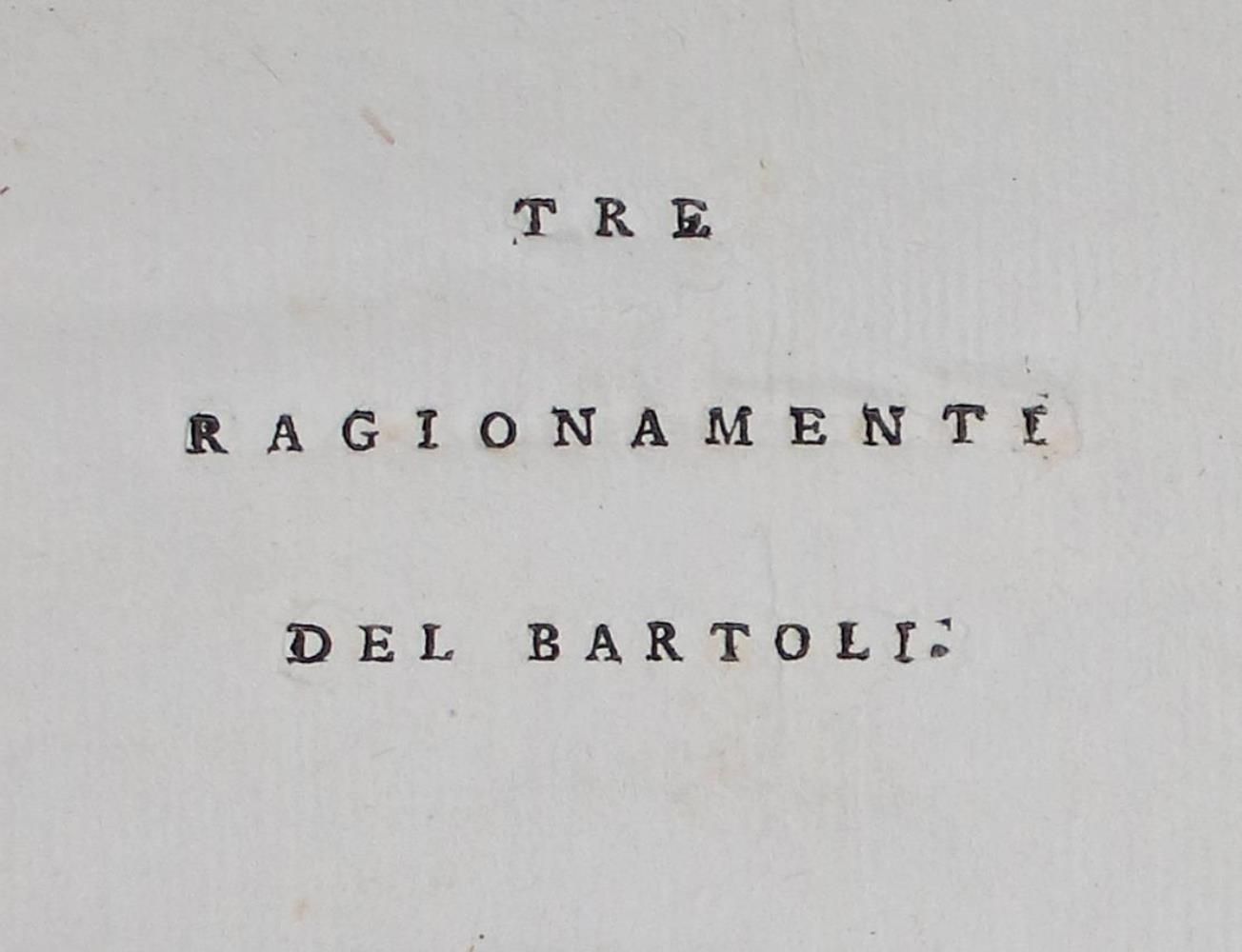 Große Abbildung Nr.2: 134-663 Bartoli,G.: (Kunstwissenschaft)