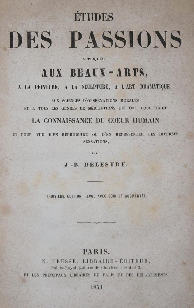 Große Abbildung Nr.1: 134-672 Delestre,J.-B.: (Kunstwissenschaft)