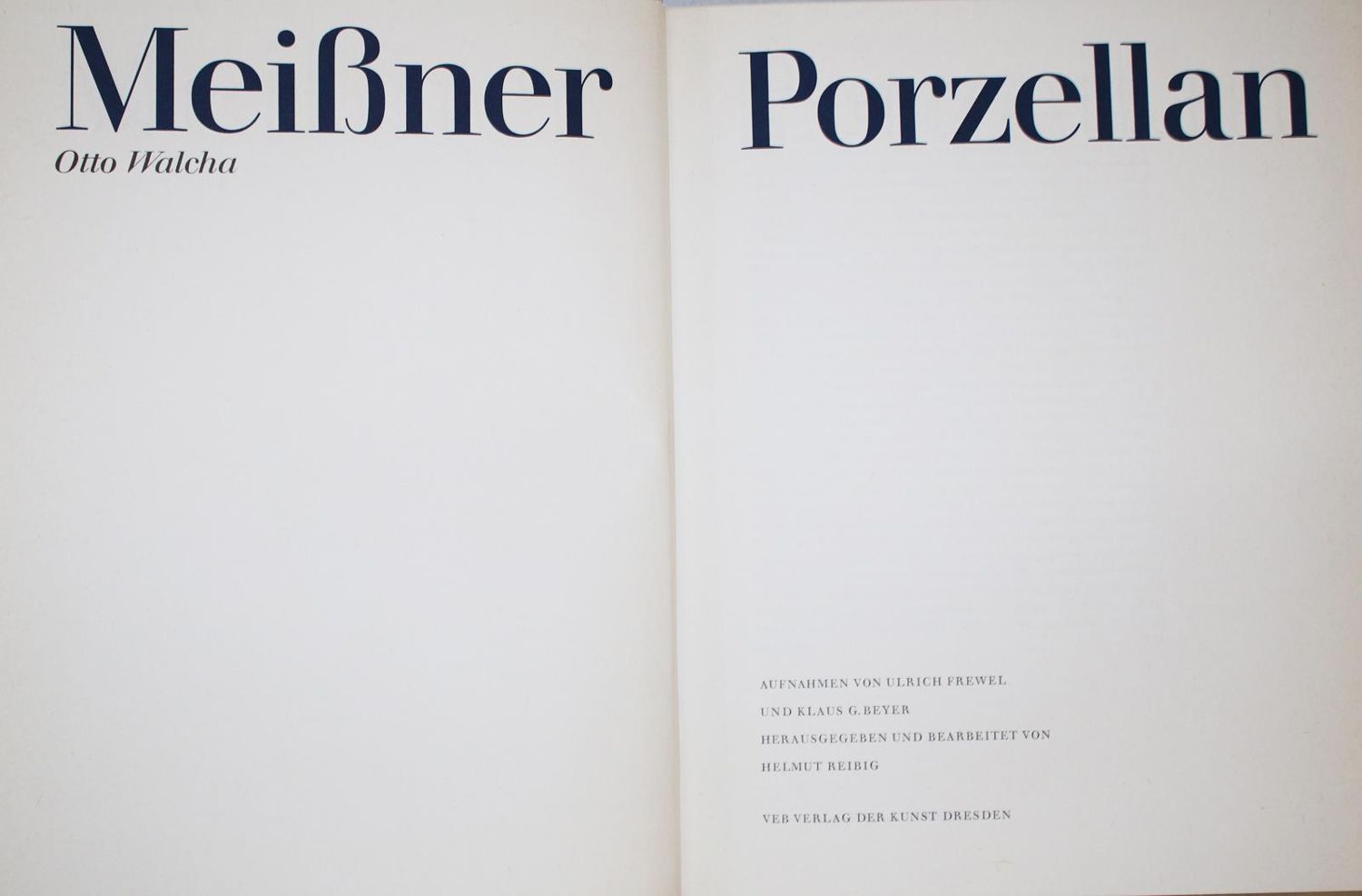 Große Abbildung Nr.1: 134-704 Walcha,O.: (Porzellan u. Keramik)