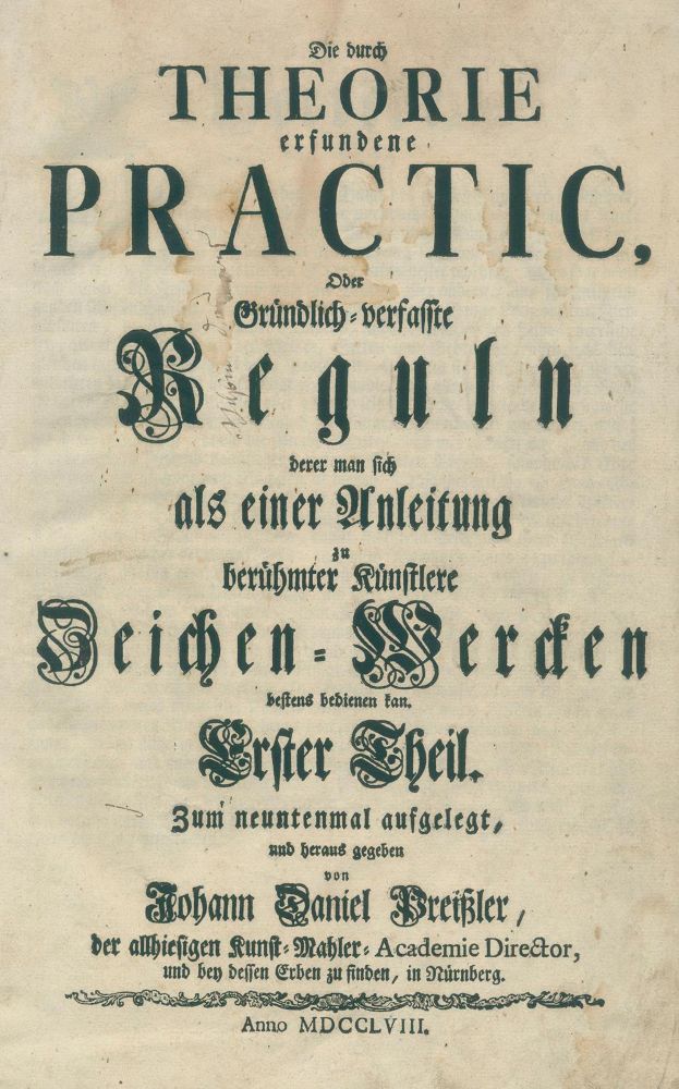Große Abbildung Nr.1: 134-705 Preissler,J.D.: (Kunstwissenschaft)