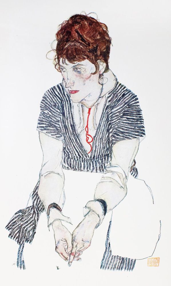 Große Abbildung Nr.1: 134-714 Graphischen Künste, Die.: (Schiele)