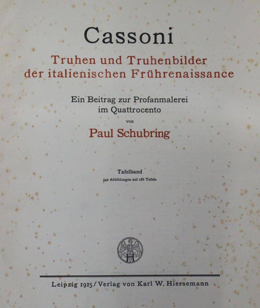 Große Abbildung Nr.2: 134-720 Schubring,P.: (Kunstwissenschaft)