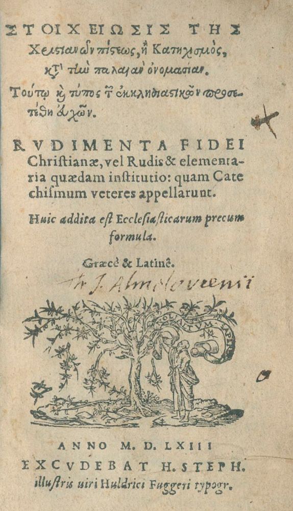 Große Abbildung Nr.1: 134-73 [Calvin, Jean].: (Alte Drucke, Handschriften und Theologie)