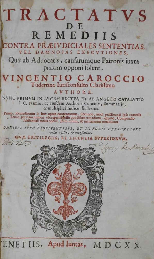 Große Abbildung Nr.1: 134-75 Caroccio,V.: (Alte Drucke, Handschriften und Theologie)
