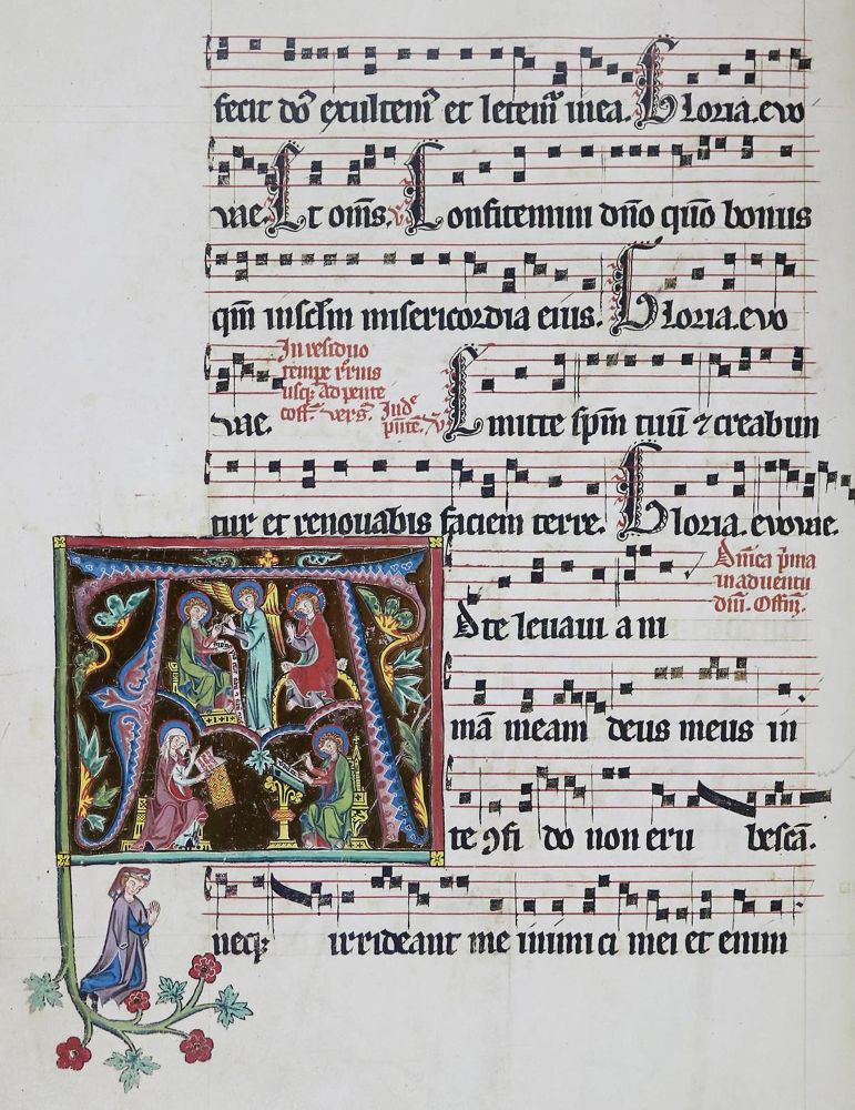 Große Abbildung Nr.3: 134-763 Graduale von St. Katharinenthal, Das.: (Faksimile)