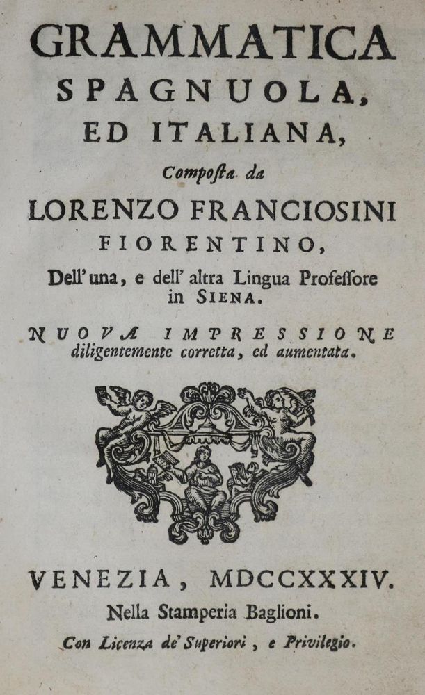 Große Abbildung Nr.1: 134-788 Franciosini,L.: (Lexika - Wörterbücher - Sprachwissenschaften)