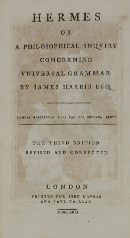 Große Abbildung Nr.1: 134-791 Harris,J.: (Lexika - Wörterbücher - Sprachwissenschaften)