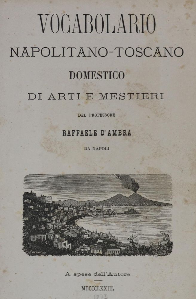 Große Abbildung Nr.1: 134-793 D'Ambra,R.: (Lexika - Wörterbücher - Sprachwissenschaften, Italien)
