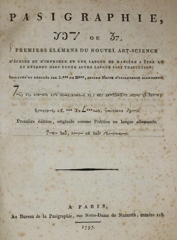 Große Abbildung Nr.1: 134-796 (Maimieux,J.de).: (Lexika - Wörterbücher - Sprachwissenschaften)