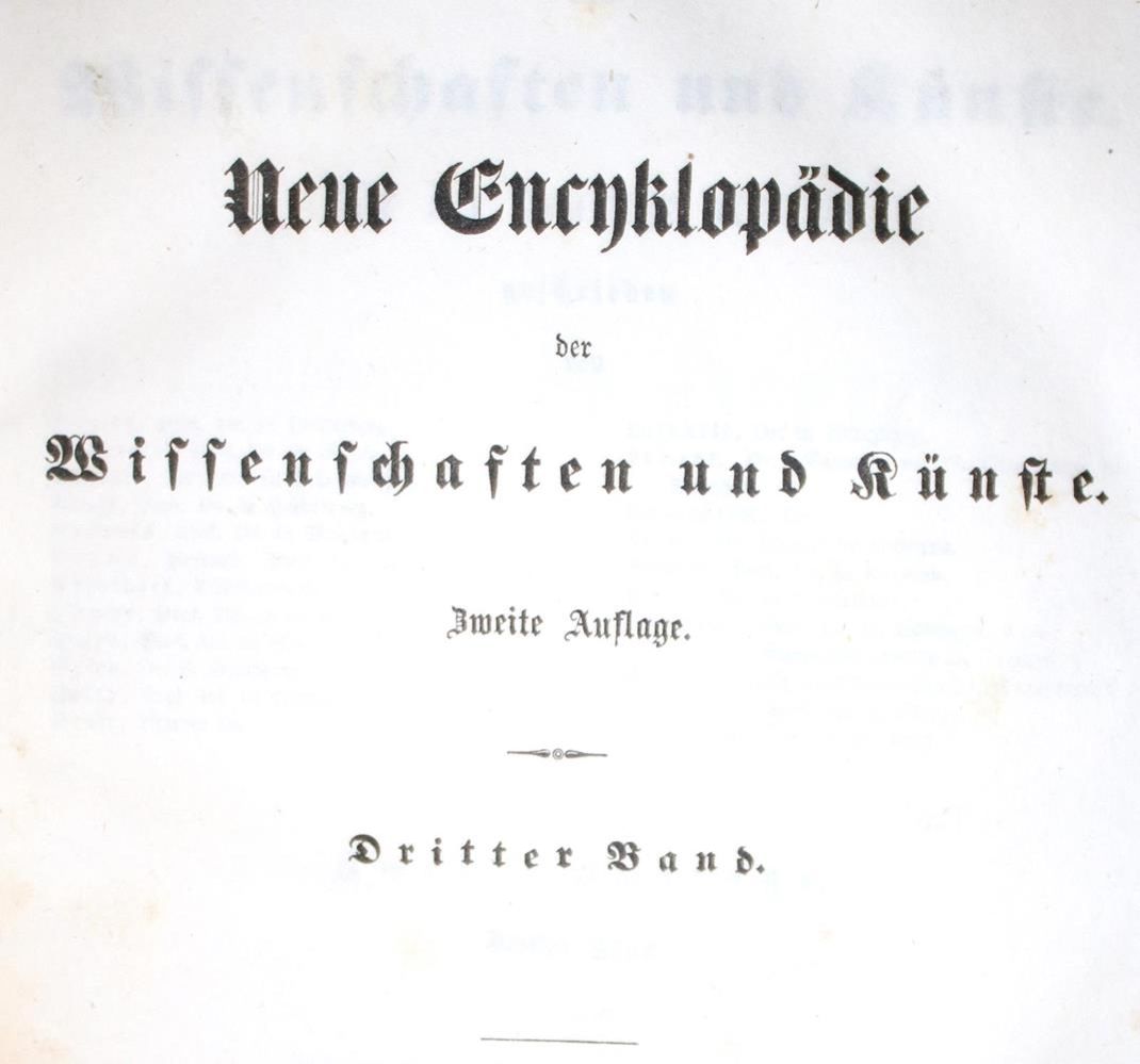 Große Abbildung Nr.1: 134-798 Neue Encyklopädie: (Lexika - Wörterbücher - Sprachwissenschaften)