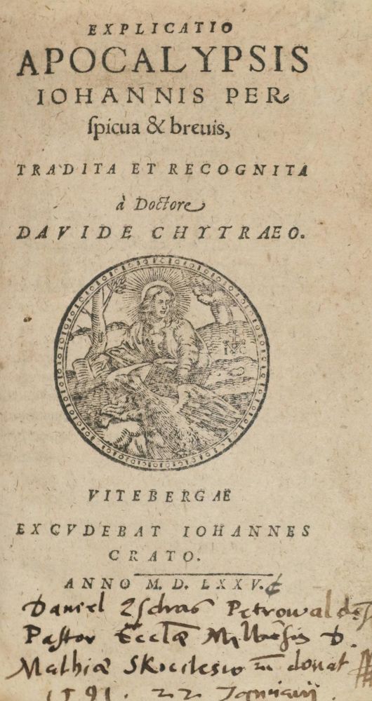 Große Abbildung Nr.1: 134-80 Chytraeus,D.: (Alte Drucke, Handschriften und Theologie)