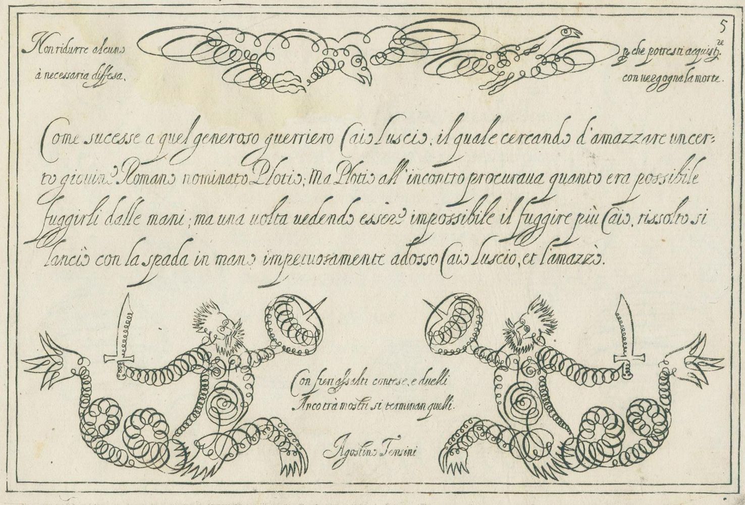 Große Abbildung Nr.2: 134-813 Tensini,A.: (Typographie und Kalligraphie)