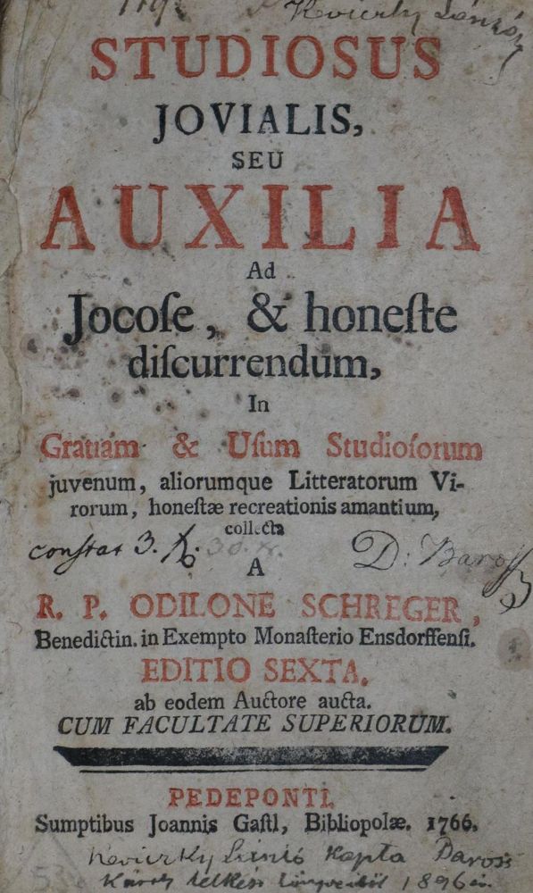 Große Abbildung Nr.1: 134-854 Schreger,O.: (Kultur- und Sittengeschichte)
