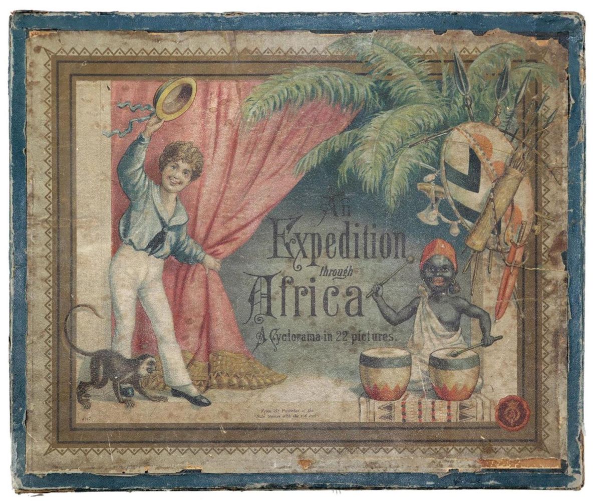 Große Abbildung Nr.1: 134-889 Expedition through Africa, An.: (Papiertheater)