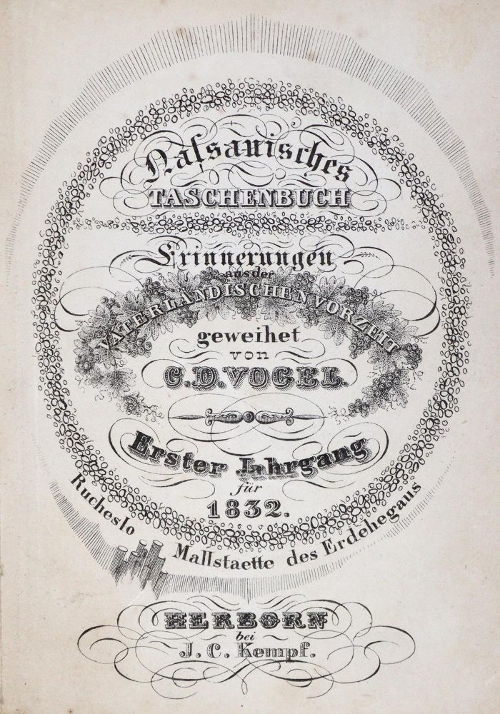 Große Abbildung Nr.1: 134-910 Nassauisches Taschenbuch.: (Almanache)