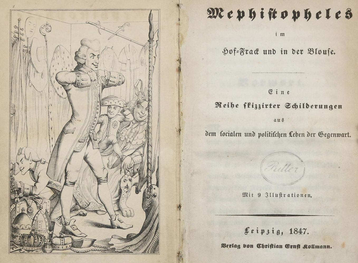 Große Abbildung Nr.2: 134-924 (Blumroeder,A.F.v.).: (Literatur und illustrierte Bücher bis 19.Jahrhundert)