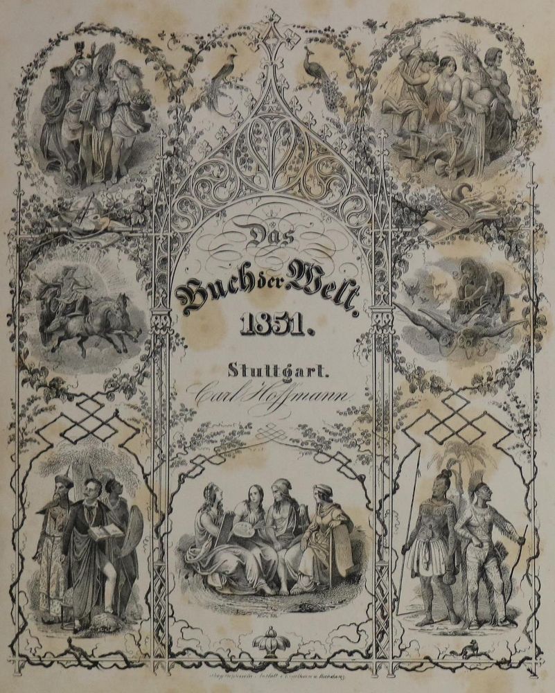 Große Abbildung Nr.1: 134-928 Buch der Welt, Das.: (Literatur und illustrierte Bücher bis 19.Jahrhundert)