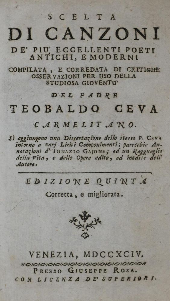 Große Abbildung Nr.1: 134-935 Ceva,T.: (Literatur und illustrierte Bücher bis 19.Jahrhundert)