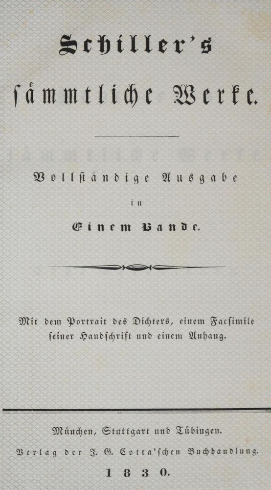 Große Abbildung Nr.2: 134-965 Schiller,F.: (Einband)