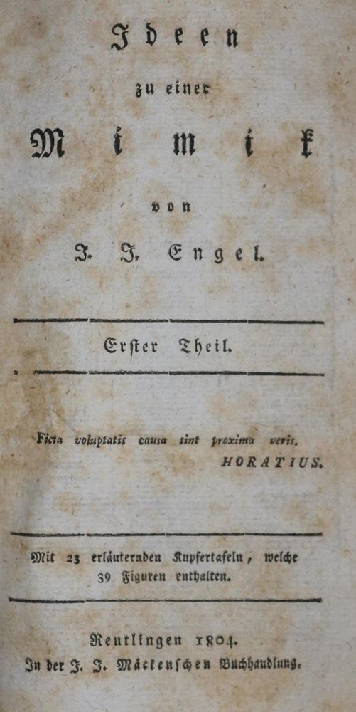 Große Abbildung Nr.1: 134-968 Engel,J.J.: (Literatur und illustrierte Bücher bis 19.Jahrhundert)