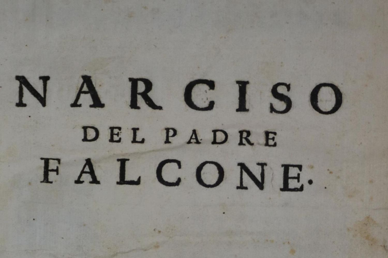 Große Abbildung Nr.1: 134-970 Falcone,I.: (Literatur und illustrierte Bücher bis 19.Jahrhundert)