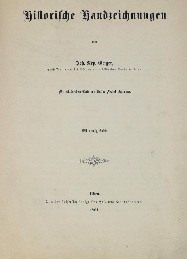 Große Abbildung Nr.2: 134-983 Geiger,J.N.: (Literatur und illustrierte Bücher bis 19.Jahrhundert)