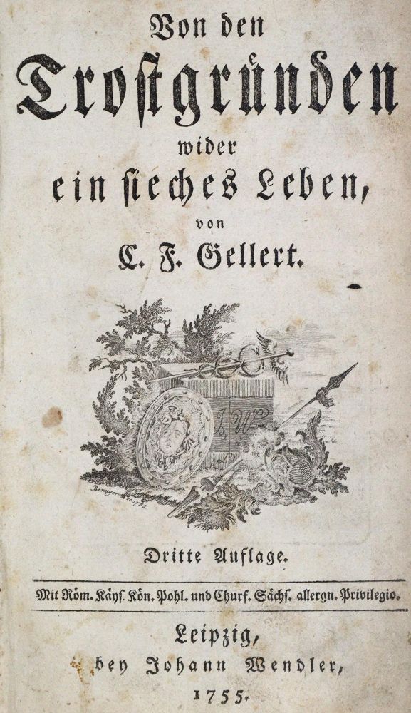 Große Abbildung Nr.1: 134-984 (Gellert,C.F.).: (Literatur und illustrierte Bücher bis 19.Jahrhundert)