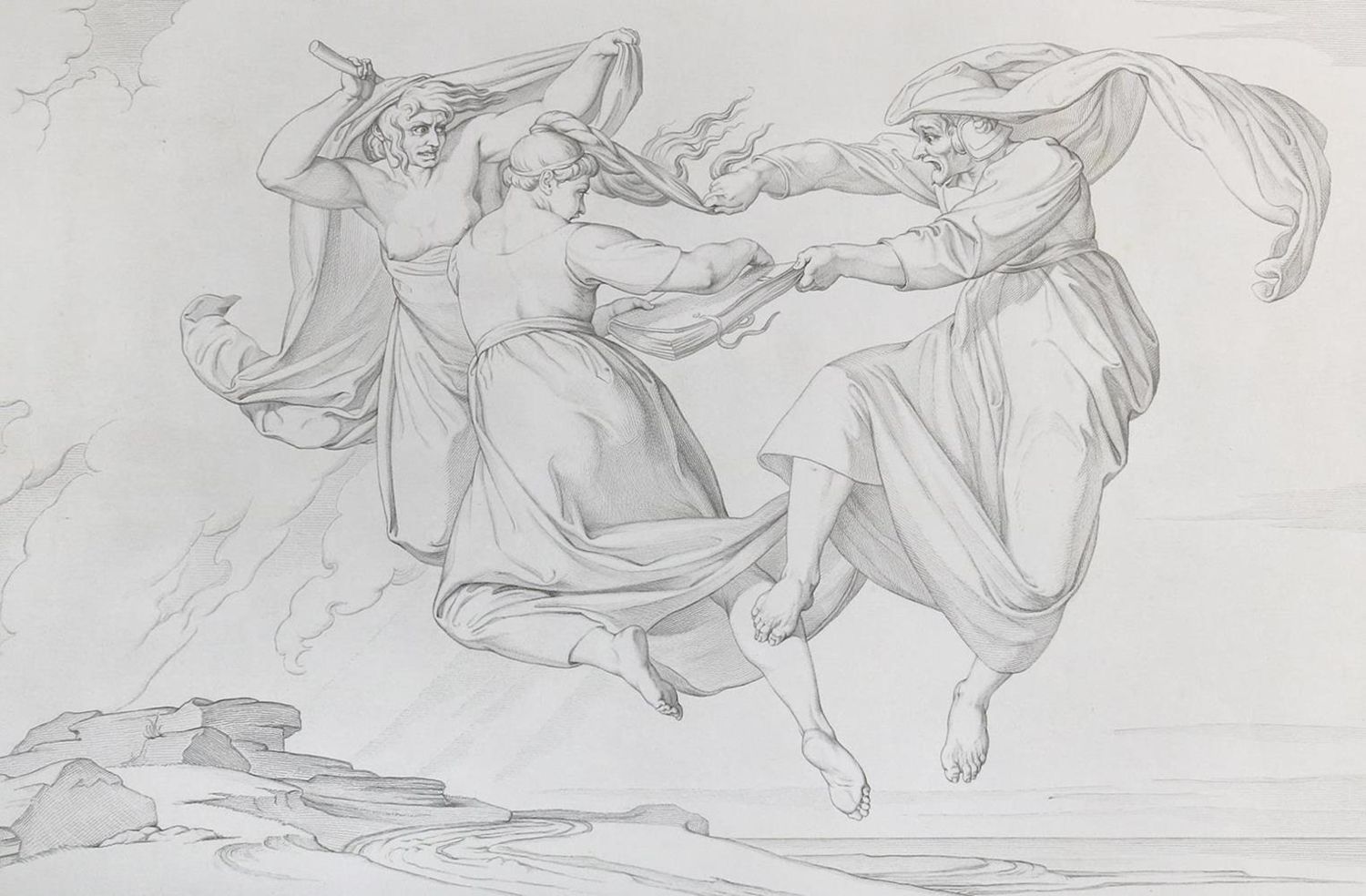 Große Abbildung Nr.1: 134-985 Genelli, Bonaventura.: (Literatur und illustrierte Bücher bis 19.Jahrhundert)