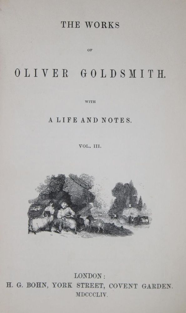 Große Abbildung Nr.1: 134-996 Goldsmith,O.: (Literatur und illustrierte Bücher bis 19.Jahrhundert)