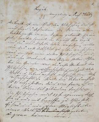 Bild Nr.1: 134-1002 Waitz,F.T.: (Handschriften)