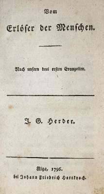 Bild Nr.1: 134-1006 Herder,J.G.: (Literatur und illustrierte Bücher bis 19.Jahrhundert)