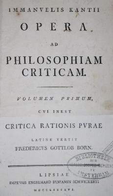 Bild Nr.1: 134-1024 Kant,I.: (Literatur und illustrierte Bücher bis 19.Jahrhundert)