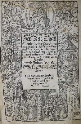 Bild Nr.1: 134-104 Eck,J.: (Alte Drucke, Handschriften und Theologie)
