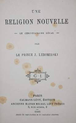 Bild Nr.1: 134-1042 Lubomirski,J.: (Literatur und illustrierte Bücher bis 19.Jahrhundert)